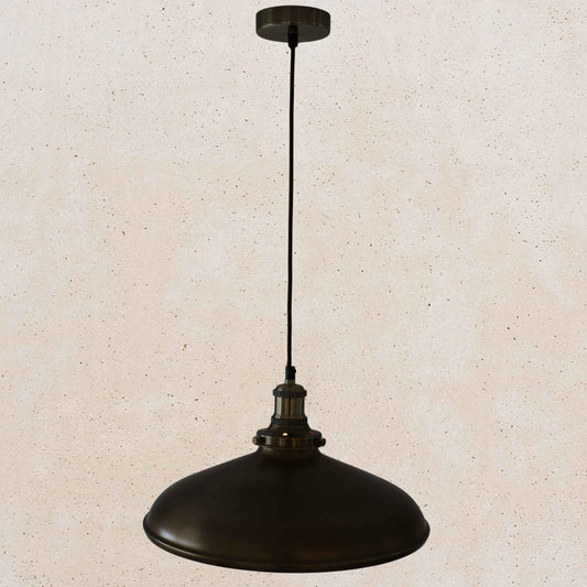 Antique Brass Industrial Pendant Lights | Elvivo