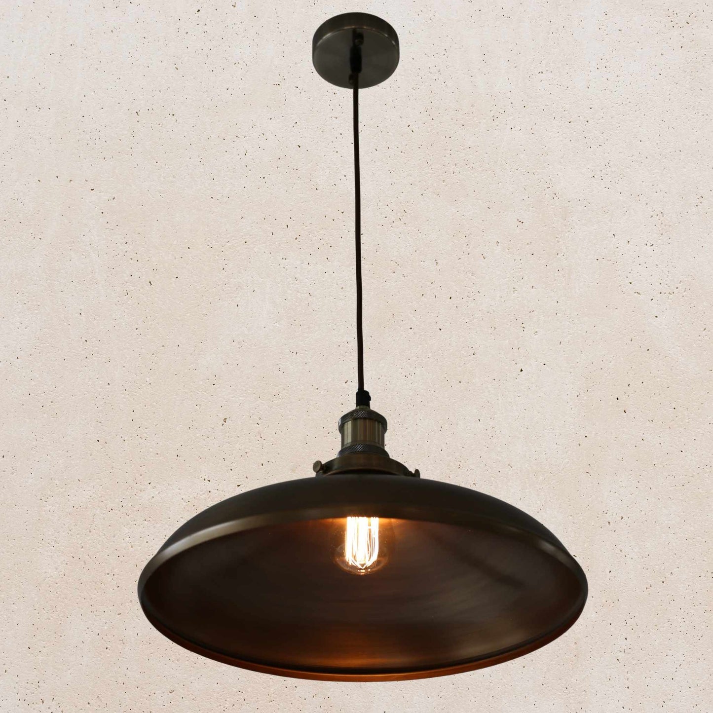 Antique Brass Industrial Pendant Lights Online | Elvivo