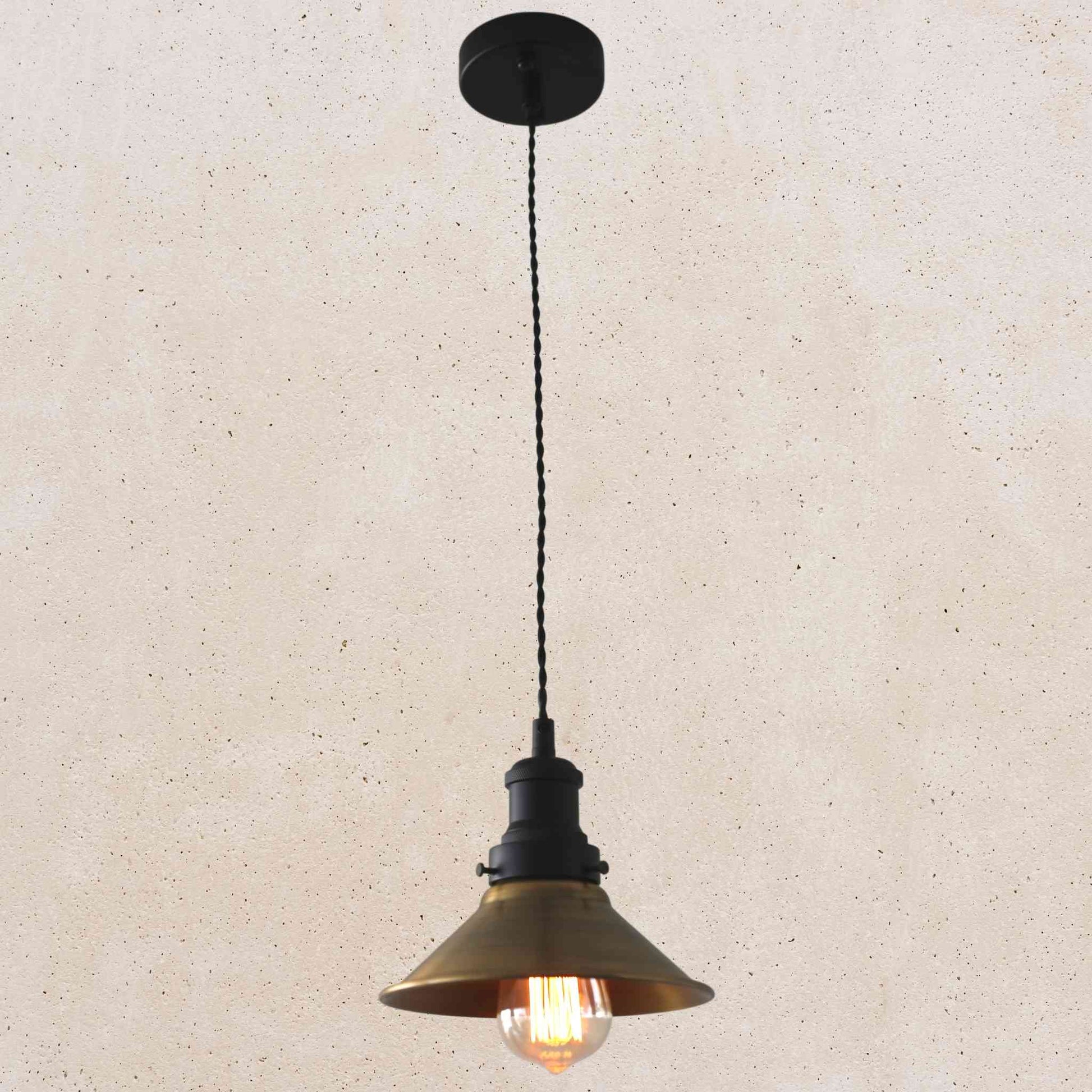 Conical Pendant Light | Vintage Lighting