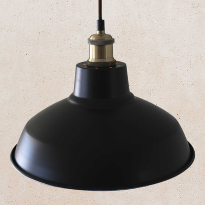 Warehouse Pendant 315mm Diameter - Matt Black Finish