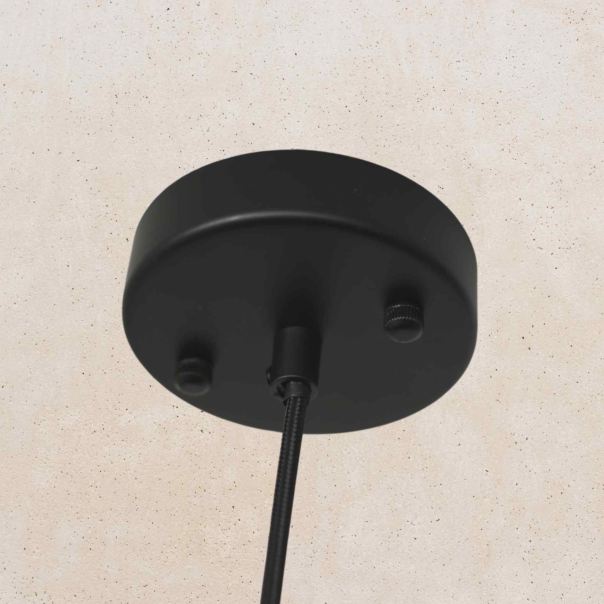 Matt black ceiling deals pendant